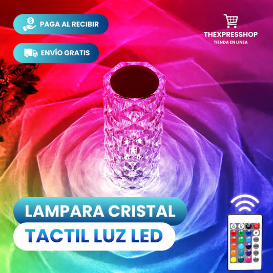 LAMPARA CILINDRICA DE CRISTAL RGB - VENUS™