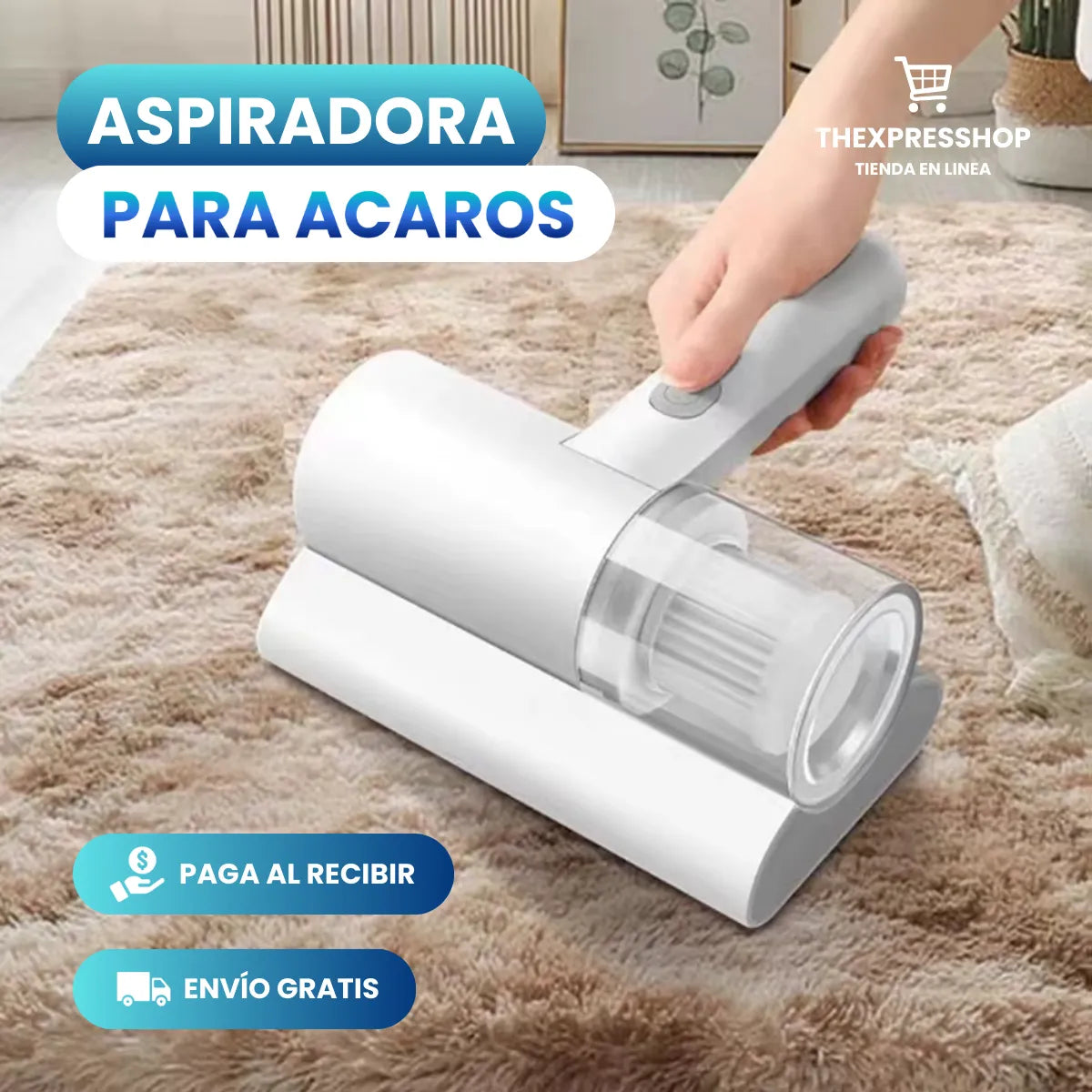 Aspiradora Inalámbrica Portátil Ácaros - ONEGO™