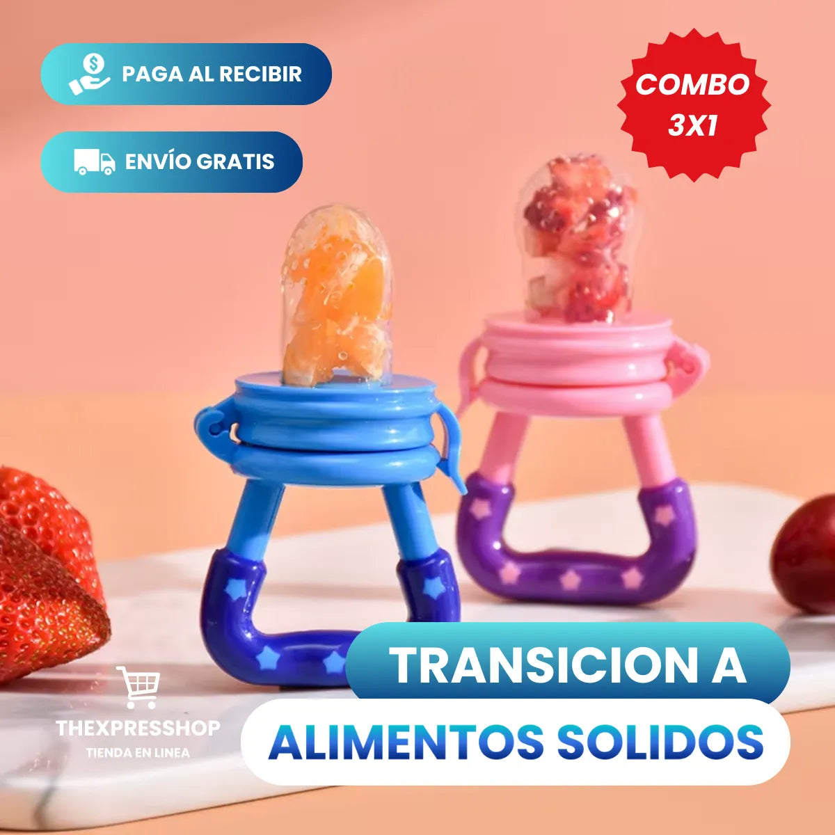 CHUPO ALIMENTADOR DE BEBE 3x1 - MYBABY™